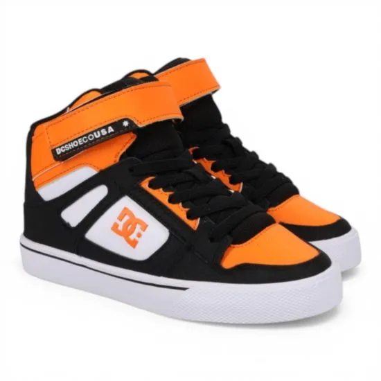 Zapatilla Juvenil Pure Hi Top Ev Orange DC - Imagen 3