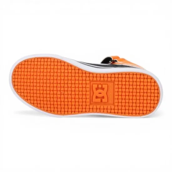 Zapatilla Juvenil Pure Hi Top Ev Orange DC - Imagen 6