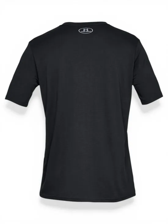 Polera Hombre Team Issue Wordmark Negro Under Armour - Imagen 4