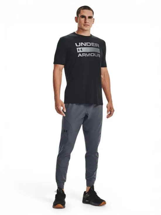 Polera Hombre Team Issue Wordmark Negro Under Armour - Imagen 5