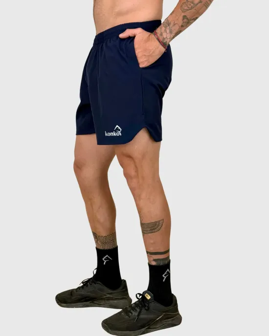 Short Hombre Hyperflex Basic Blue Konko - Imagen 6