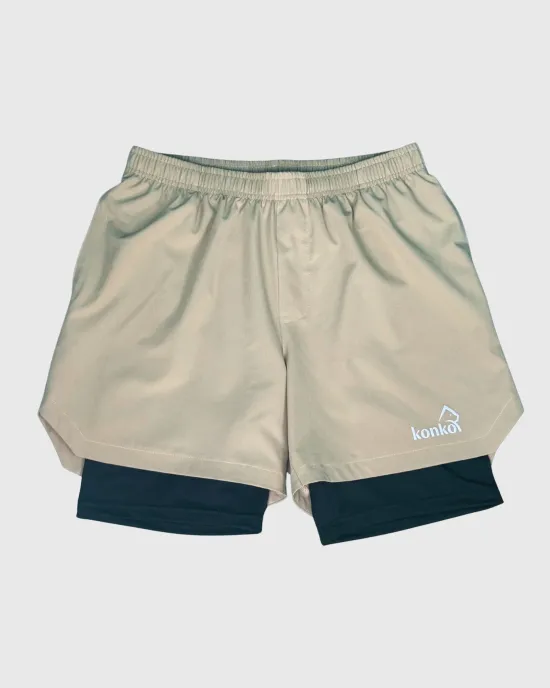 Short Hombre 2 en 1 Hyperflex Clay Konko - Imagen 7