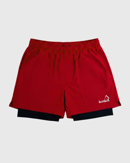 Short Hombre 2 en 1 Hyperflex Brick Konko - Imagen 2