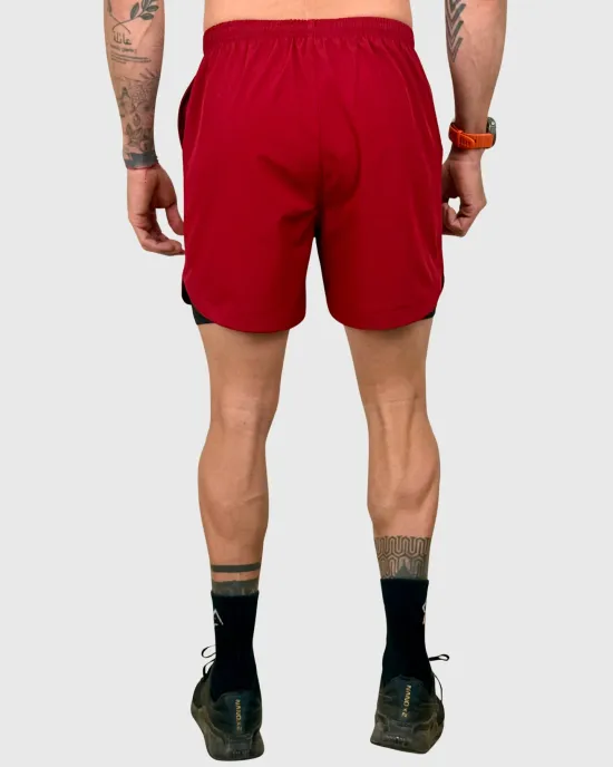 Short Hombre 2 en 1 Hyperflex Brick Konko - Imagen 6
