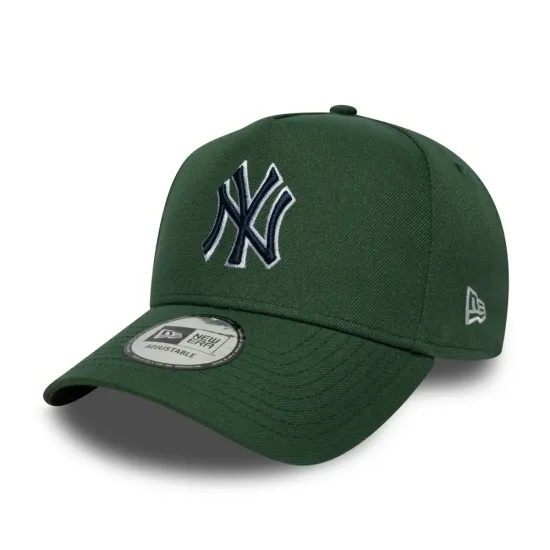 Jockey New Era Eframe Yankees Verde OSFM Outline Script - Imagen 4