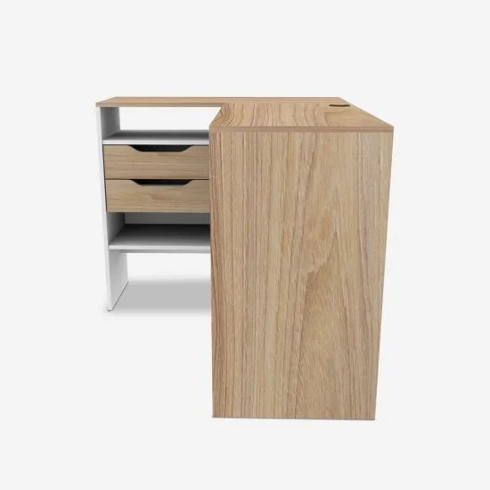 Escritorio Milan 2Cj 5X115X80 CM Olmo Blanco Cic - Imagen 2