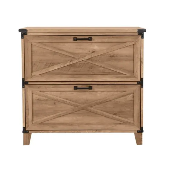 Cajonera 2 Cajones Rustik Oak Line Msa - Imagen 3
