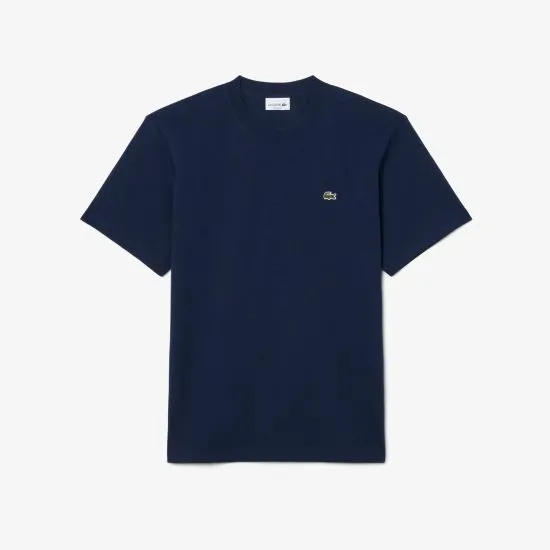 Polera Hombre Algodón Azul Marino Logo Clásico Lacoste - Imagen 3