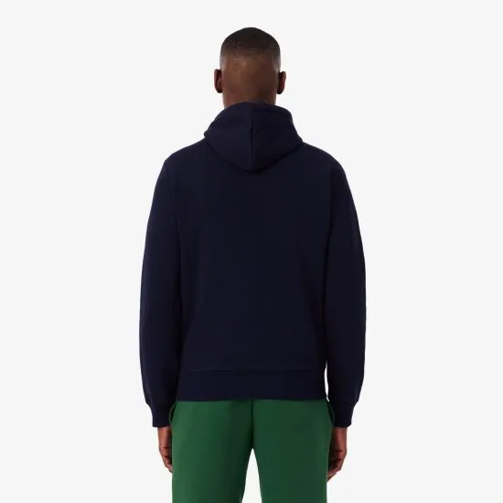 Polerón Hombre Algodón Hoodie Clásico Azul Marino Lacoste - Imagen 2