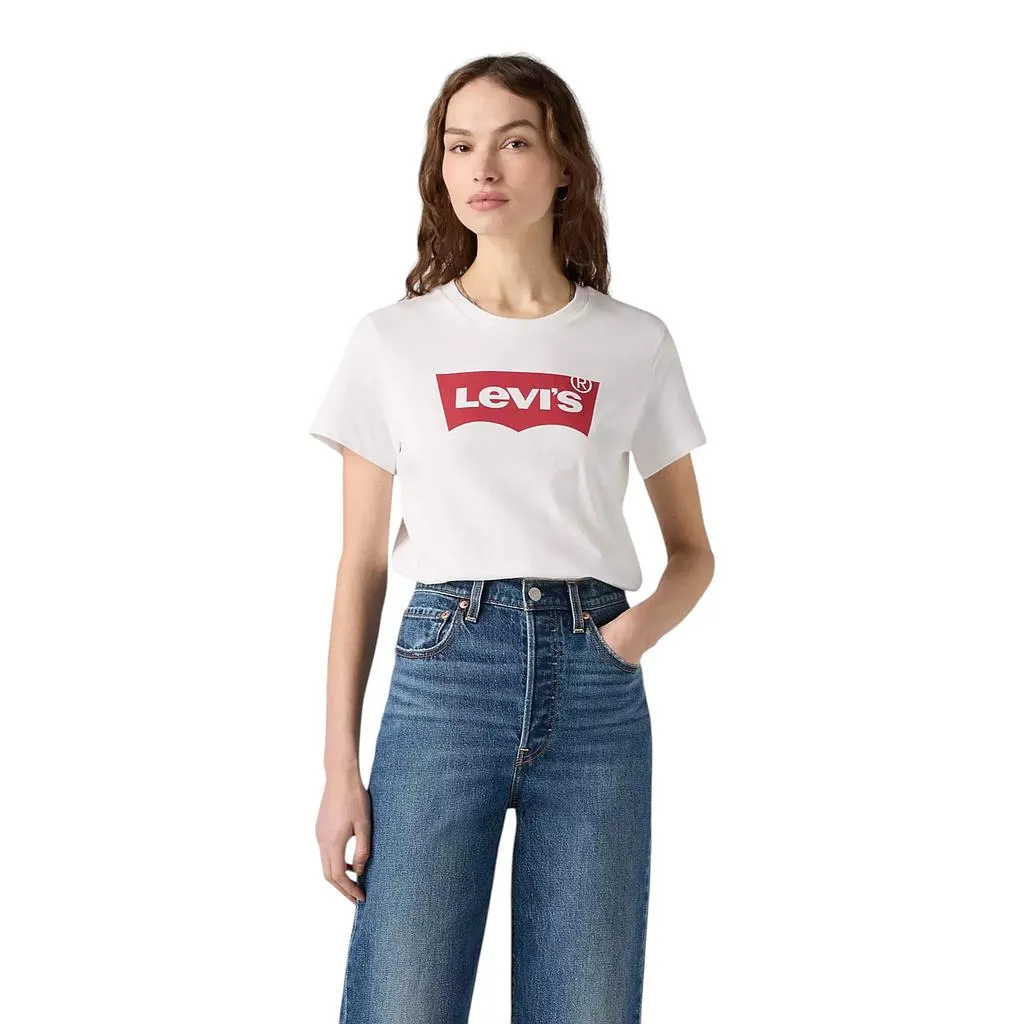 Polera Mujer The Perfect Tee Core Housemark White Levis