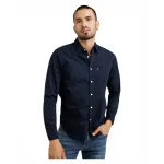 Camisa Hombre Classic Standart Azul Levis
