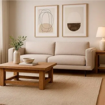 Sofá 3 Cuerpos Beige María Repreve Cic