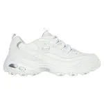 Zapatilla Mujer D Lites Play On White Silver Skechers