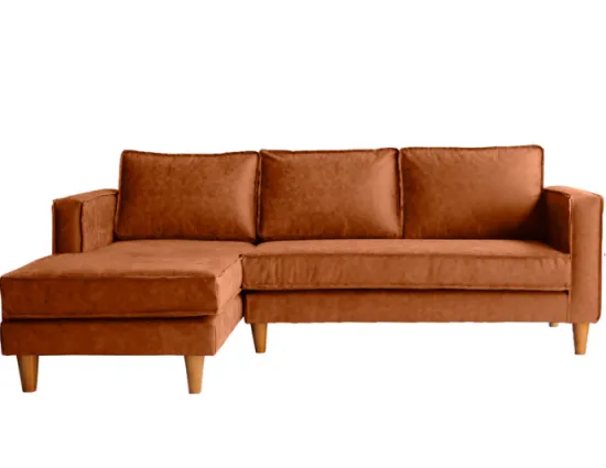 Seccional Luna De Cuero Bonded Barra Design