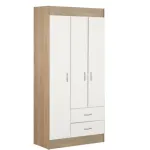 Closet 3 Puertas 2 Cajones Bicolor CIC