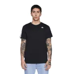 Polera Hombre Kappa Banda Black Logo White
