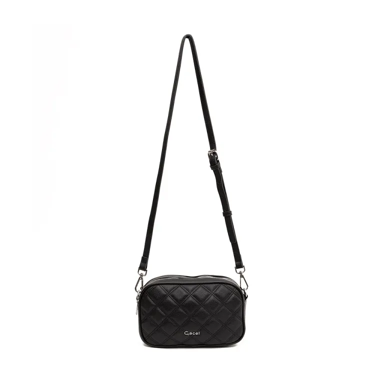 Cartera Graneado Negro CAR3418 Gacel