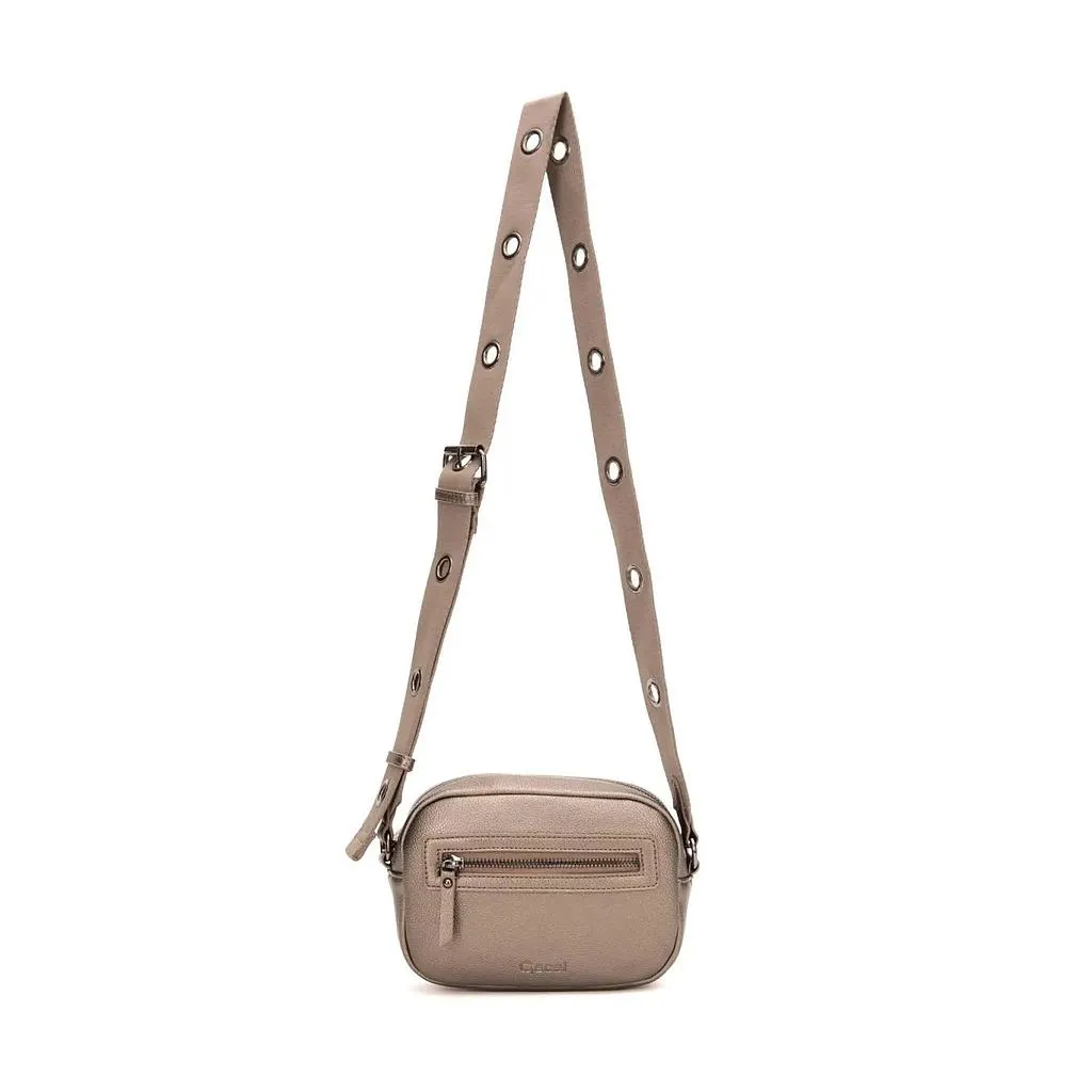 Cartera Bandolera Pequeña Grafito Gacel