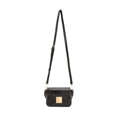 Cartera Aligator Negro CAR3431 Gacel