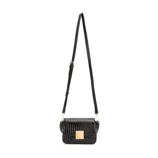 Cartera Aligator Negro CAR3431 Gacel