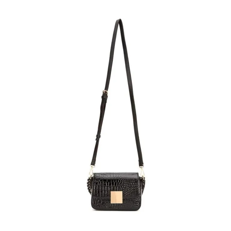 Cartera Aligator Negro CAR3431 Gacel