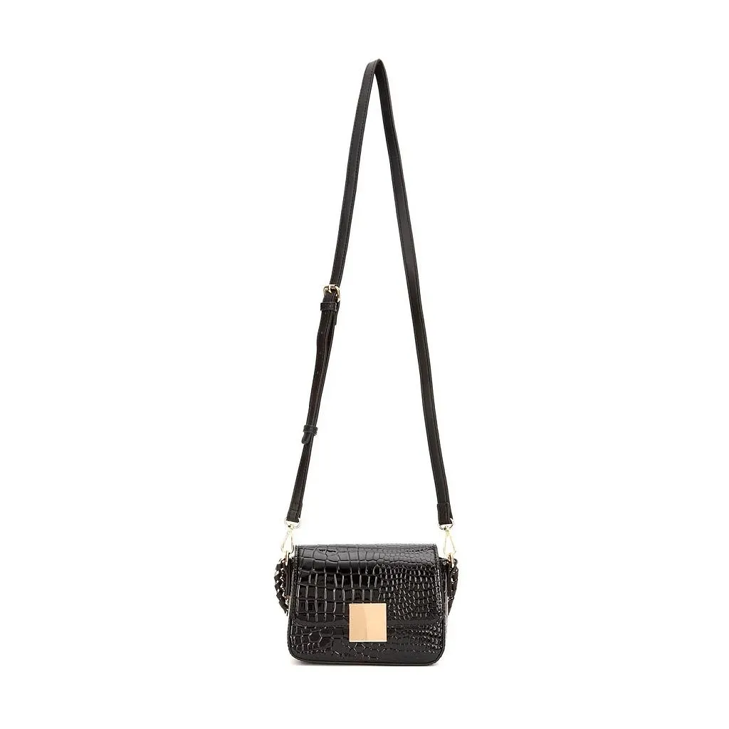 Cartera Aligator Negro CAR3431 Gacel