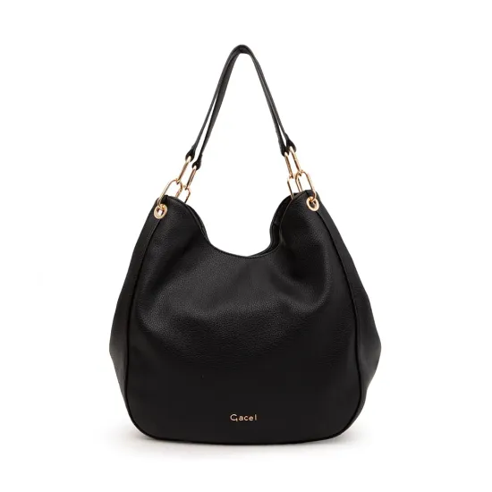 Cartera Graneado Negro CAR3466 Gacel