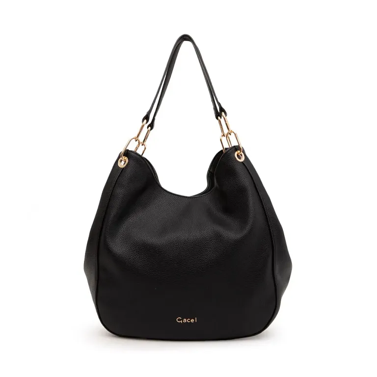 Cartera Graneado Negro CAR3466 Gacel