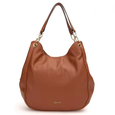 Cartera Dos Asas Grande Gacel Tostado Car3467