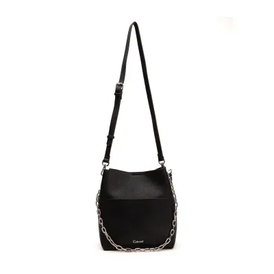 Cartera Graneado Negro CAR3504 Gacel
