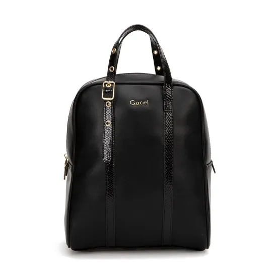 Mochila Sintetico Negro CAR3516 Gacel