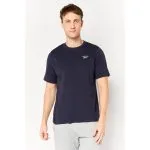 Polera Deportiva Hombre Small Logo Negra Reebok