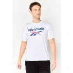 Polera Deportiva Hombre Big Logo Blanca Reebok