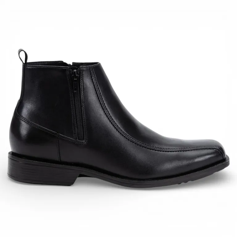 Botin Hombre Anilina Claveland Negro Guante