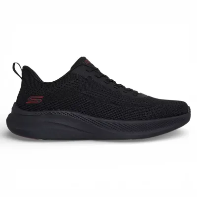Zapatilla Hombre Urbana Flex Moda Negra Skechers Bobs