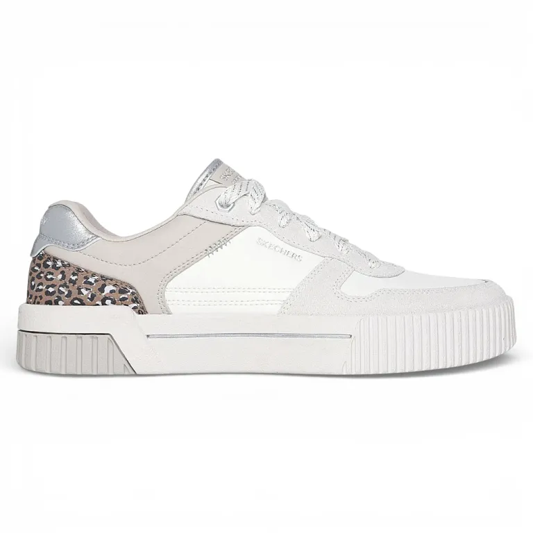 Zapatilla Mujer Jade Wmlt Blanco Skechers