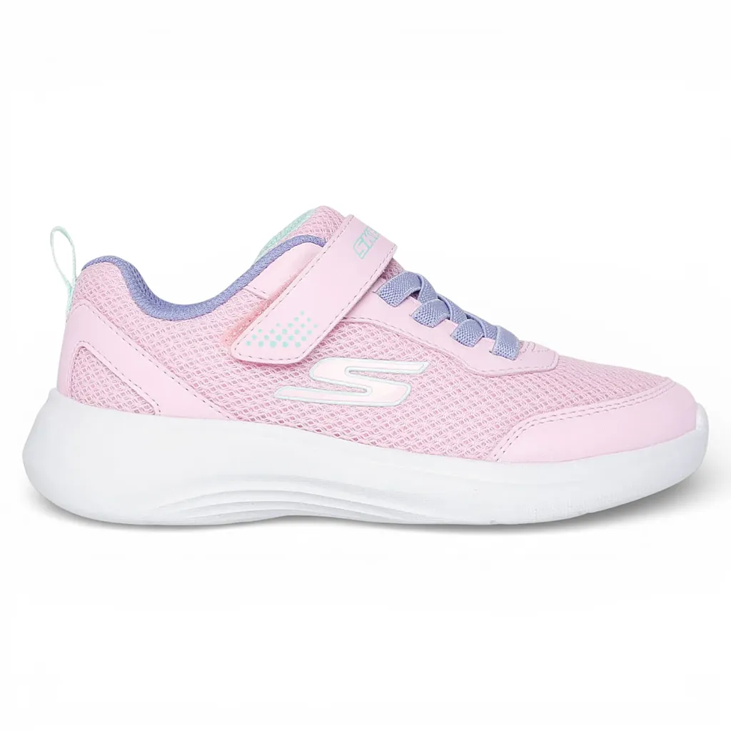 Zapatilla Niña Selectors Reset Achieved Rosado Skechers