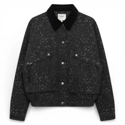 Chaqueta Mujer Animal Print Detalle Cotele Il Gioco