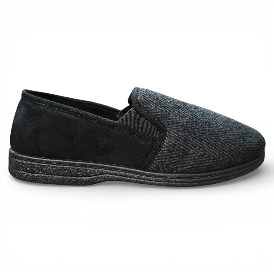 Zapato Hombre Descanso Espiga Gris Windsor Passer