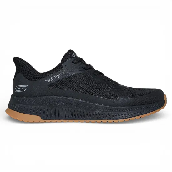 Zapatilla Hombre Bobs Squad 4 Negro Skechers