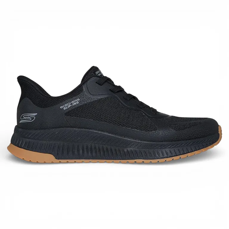 Zapatilla Hombre Bobs Squad 4 Negro Skechers