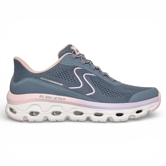 Zapatilla Mujer Glide Step Azul Skechers