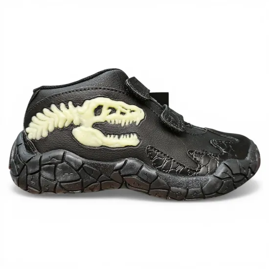 Zapatilla Niño DS118 Dinosaurio Negro Dino Park