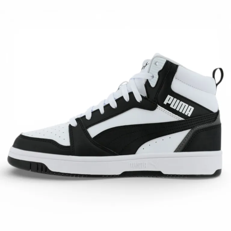 Zapatilla Juvenil Rebound V6 Mid White PumaJuven