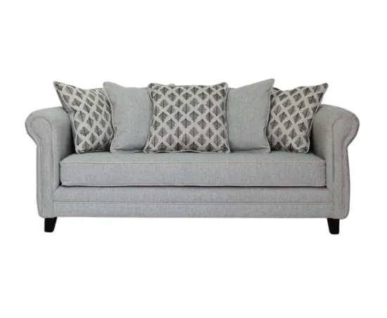 Sofa Provenza 3C Gris Claro Barra Design