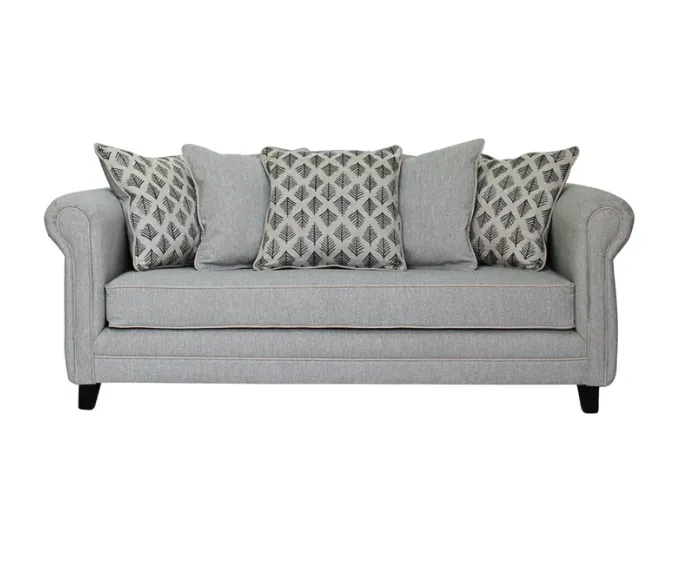 Sofa Provenza 3C Gris Claro Barra Design