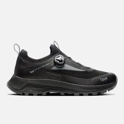 Zapatilla Hombre Hiking Light Knit Twist Negro Lippi