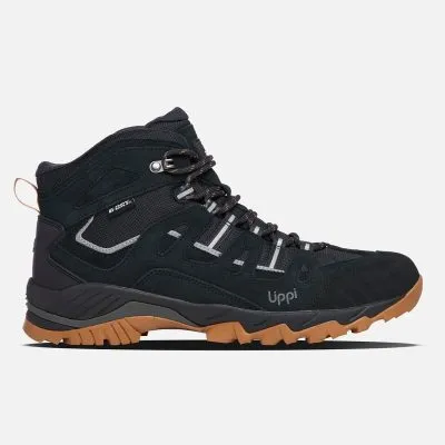 Botin Trekking Hombre Puelo Cs Hi Negro Cafe Lippi