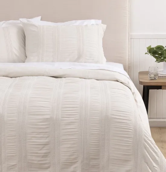 Funda Plumón Waffle Gala King Beige Fabrics