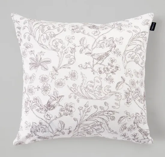 Cojin Est Aves 50×50 Crudo Fabrics